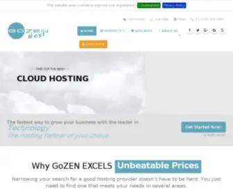 Gozenhost.com(Your Hosting Partner of Choice) Screenshot