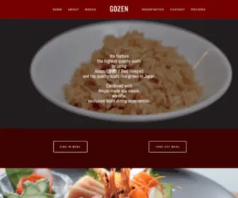 Gozenizakaya.com(GOZEN) Screenshot