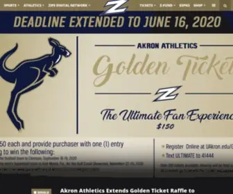 Gozips.com(University of Akron Athletics) Screenshot