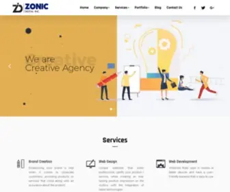 Gozonic.com(Development & Digital Marketing Company) Screenshot