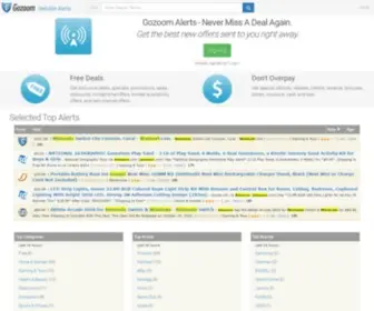 Gozoom.com(Gozoom Alerts) Screenshot