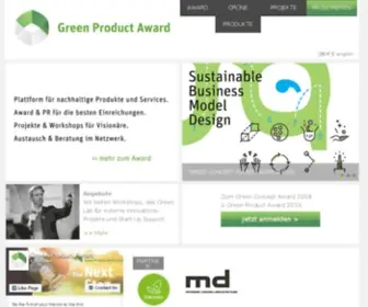GP-Award.com(Green Product Award) Screenshot