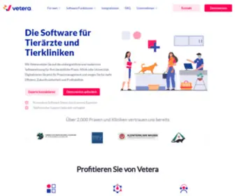 GP-Software.de(VETERA: Die Praxisverwaltung f黵 alle Tier鋜zte und Tierkliniken. Kleintier) Screenshot