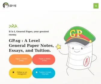 GP.sg(A Level General Paper Tuition and Free Notes) Screenshot