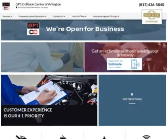 GP1Collisioncenterofarlington.com(GP1 Collision Center of Arlington) Screenshot