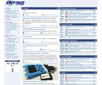 GP32Spain.com(Tu comunidad de videojuegos online) Screenshot
