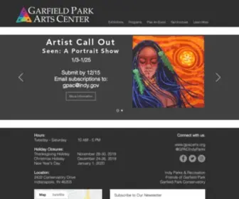 Gpacarts.org(The Garfield Park Arts Center) Screenshot