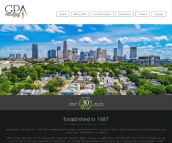 Gpaland.com(Professional Land Surveyors) Screenshot