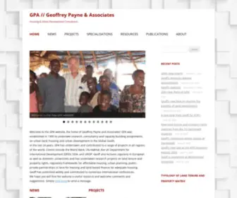 Gpa.org.uk(GPA // Geoffrey Payne & Associates) Screenshot