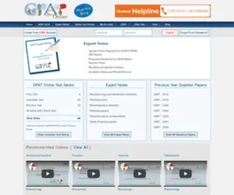 Gpatonline.com(GPAT Online) Screenshot