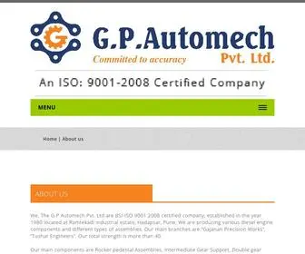 Gpautomech.com(G P Automation Pvt Ltd) Screenshot