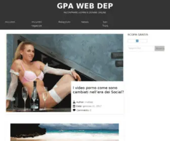 Gpawebdep.it(GPA WEB DEP) Screenshot