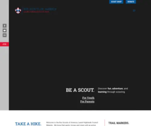 GPC-Bsa.org(Boy Scouts of America) Screenshot