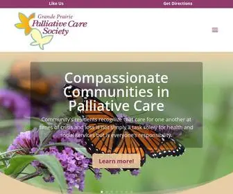 Gpcare.ca(Grande Prairie Palliative Care Society) Screenshot