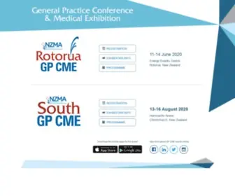 GPcme.co.nz(General Practice Conference & Medical Exhibition) Screenshot