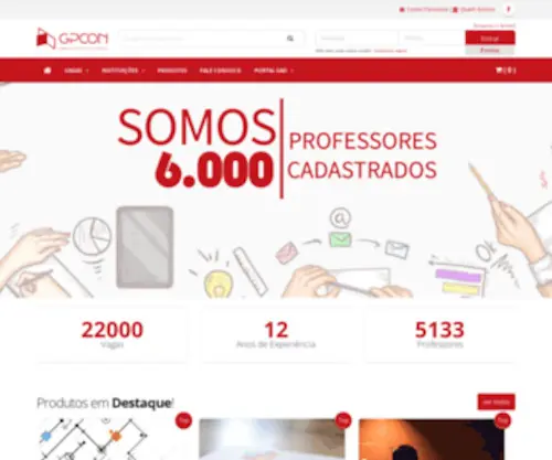 Gpcon.com.br(Educação e Tecnologia) Screenshot