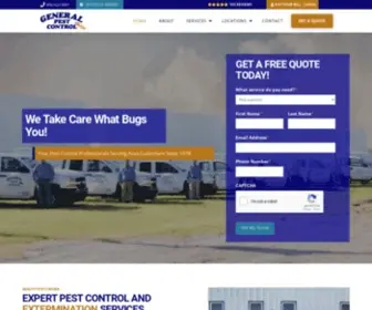 GPcpest.com(General Pest Control) Screenshot