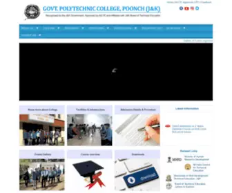 GPcpoonch.org(Government Polytechnic College) Screenshot