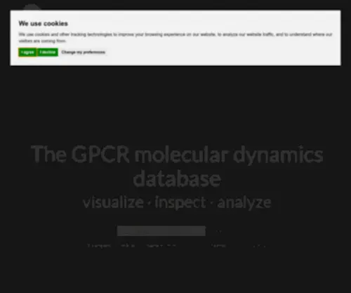 GPCRMD.org(GPCRMD) Screenshot