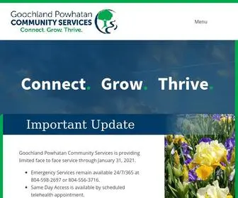 GPCSB.org(Goochland Powhatan Community Services) Screenshot