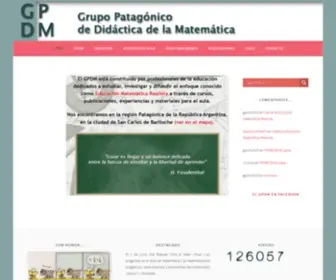 GPdmatematica.org.ar(Grupo Patagónico) Screenshot
