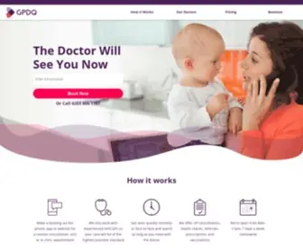 GPDQ.co.uk(Home Page) Screenshot