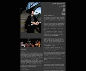 Gpeters.com(Geoff Peters Trio) Screenshot