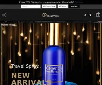 GPfragrances.com(GP Fragrances) Screenshot