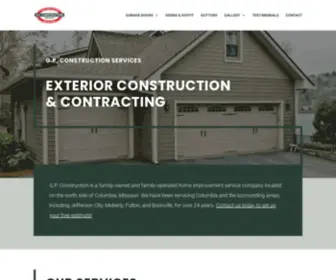 Gpgaragedoors.com(G.P. Construction Services) Screenshot