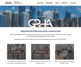 Gpha.us(Greater Philadelphia Hotel Association) Screenshot