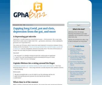 Gphabuzz.com(GPhA Buzz from the Georgia Pharmacy Association GPhA Buzz from the Georgia Pharmacy Association) Screenshot