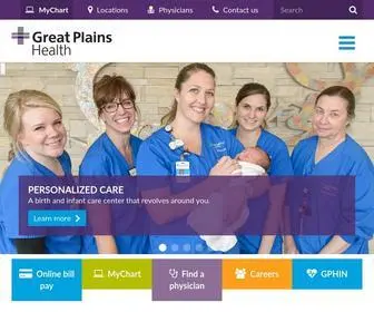 Gphealth.org(Great Plains Health (GPHealth)) Screenshot