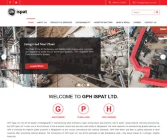 Gphispat.com.bd(GPH Ispat) Screenshot