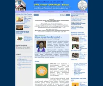 Gpibimmanuelbekasi.org(GPIB Jemaat Immanuel Bekasi) Screenshot