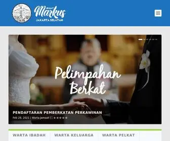 Gpibmarkus.org(GPIB jemaat Markus Jakarta Selatan) Screenshot