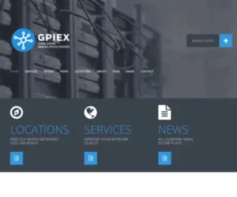 Gpiex.net(Global Peering Managed Services Provider) Screenshot