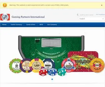 Gpigaming.com(Gaming Partners International) Screenshot