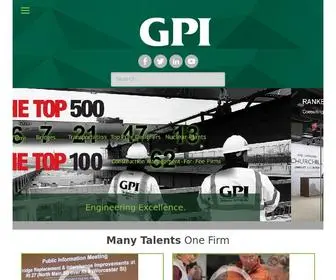 Gpinet.com(Engineering & Construction Services) Screenshot