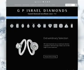 Gpisraeldiamonds.com.au(GP Israel Diamonds Sydney offer loose diamonds) Screenshot