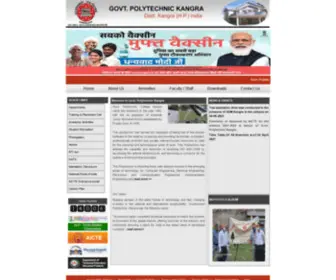 Gpkangra.com(Kangra Polytechnic College) Screenshot