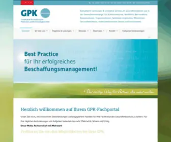 GPK.de(GPK mbH Fachportal für die Betriebs) Screenshot