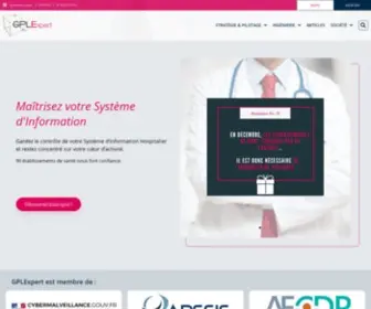 Gplexpert.com(HOP'EN, RGPD, Infogérance des établissements de santé) Screenshot