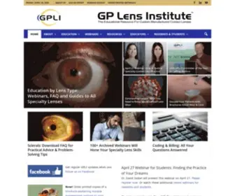 Gpli.info(GP Lens Institute) Screenshot