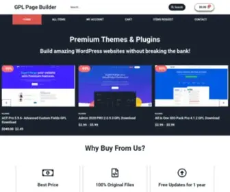 GPlpagebuilder.com(GPL Page Builder) Screenshot