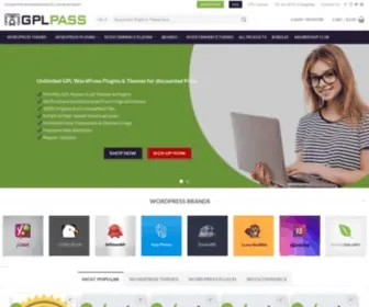 GPlpass.com(Unlimited GPL Wordpress Downloads) Screenshot