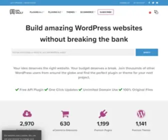 GPlvault.com(WordPress & WooCommerce GPL Plugins & Themes) Screenshot