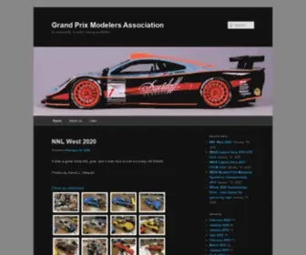 Gpma.org(Grand Prix Modelers Association) Screenshot