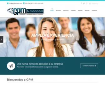 Gpmasociados.com(Bienvenidos a GPM & Asociados) Screenshot