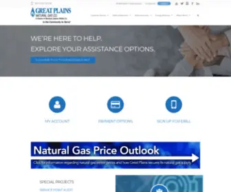 GPNG.com(Great Plains Natural Gas Co) Screenshot