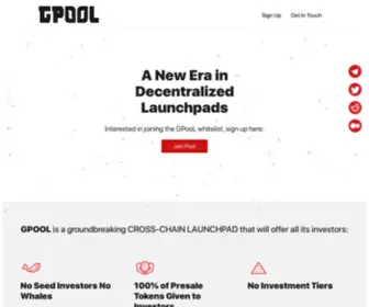 GPOOL Is A Groundbreaking Cross-Chain Launchpad For Crypto Currency